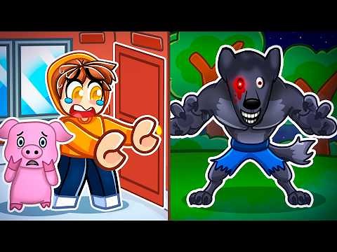 THE 3 LITTLE PIGS ANALOG HORROR in ROBLOX...