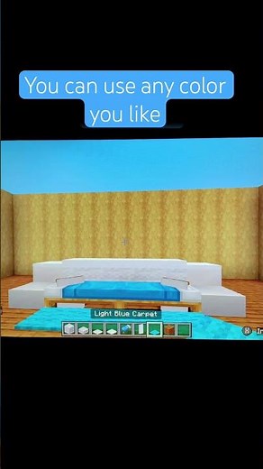 How to build ￼a couch in Minecraft (tutorial)￼ #minecraft #youtubeshorts #gaming #subscribeandlike