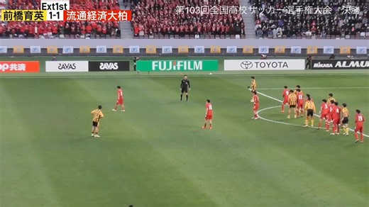 第103回（2024年度）全国高校サッカー選手権大会 決勝戦 前橋育英VS流経大柏