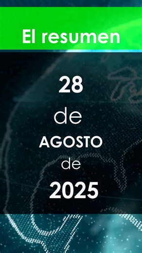 Resumen de noticias | 28 de agosto de 2025 Estas fueron las 5 más destacadas del día: 1️⃣🤚📄 Noroña denunciará a 'Alito' Moreno por altercado en la Permanente. 2️⃣🙋‍♀️🎖️ Laura Itzel Castillo sucede a Noroña como presidenta del Senado de la República. 3️⃣👨‍🦽🪑 Estudiante de Preparatoria 2 queda en silla de ruedas tras recibir un golpe accidental con una banca en clases. 4️⃣🛩️💥 Acción militar de gran escala en Kiev deja al menos 15 personas sin vida; entre ellas, 4 menores de edad. 5️⃣🚰💸 