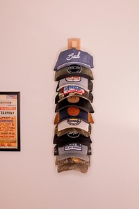 Handcrafted Beech & Fir Hat Rack: Wall Mounted Hat Organizer - Etsy
