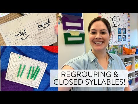 Teaching Addition with Regrouping, Closed Syllables in First Grade, & How to Writing! / Teacher Vlog