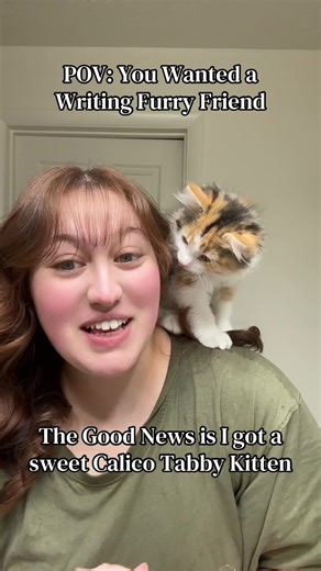 To say she has hoarded all the attention of everyone around her is an understatement. She is the cutest little ball of chaos that I could have ever hoped for but oh my goodness does she require a lot more than I initially thought! Don’t worry tho, folks! I’ll get back to writing Vow of Flame as soon as I’m able. #booktok #fyp #furryfriend #writing #cat