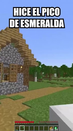 Cómo Hacer un Pico de Esmeralda en Minecraft