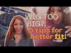 5 Essential Tips to Make a Big Wig Fit Perfectly! #WigCare #PetiteWigs