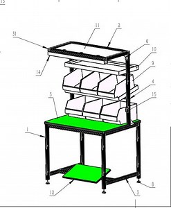 [Hot Item] Industrial Aluminum Workbench Assembly Line Worktable with ESD Electronic Electrical Automotive Automatic Antistatic Table Workstation