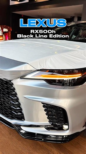 New 2026 Lexus RX500h Black Line Special Edition Silver Color Luxury Hybrid SUV