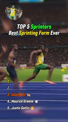 Top 5 Best Sprinter Form Ever in Sprinting History!