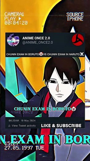 CHUNIN EXAM NOW VS THEN... WHAT HAPPENED🤔#shorts #shortsfeed #viralshorts