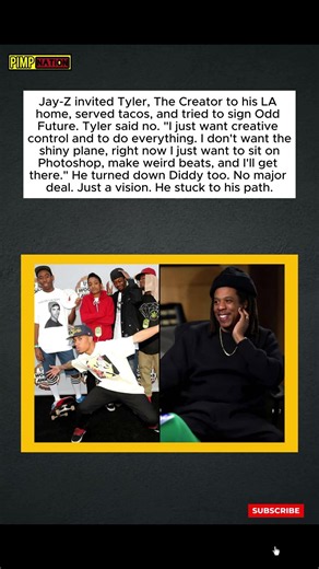Tyler, The Creator Explains Why He Turned Down Jay-Z's Roc Nation — And Diddy