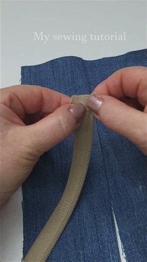 The correct technique for sewing a zipper #sewing