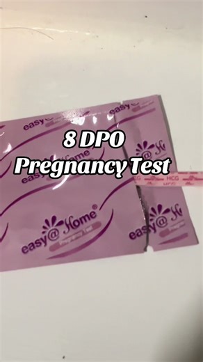 8 DPO pregnancy test - the result is negative but I am not upset yet as with my first baby I was only positive at 16dpo and second at 12dpo