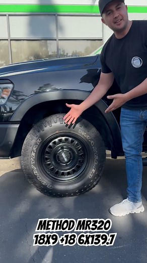 Method Wheels! Check out this 2019 Ram 1500 on a set of Method MR320 size 18x9 +18 bolt pattern 6139