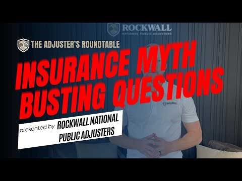 Insurance Claim Myths Busted: Replacement Cost, Rate Increases, Public Adjusters & Rights Explained
