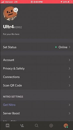 How to add a custom bio to your discord account