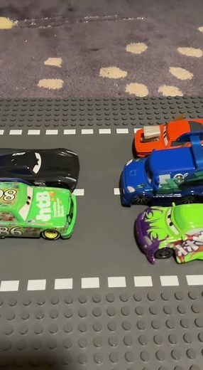The tuners insult Chick Hicks and Jackson Storm #cars1 #cars2 #cars3 #carstoons