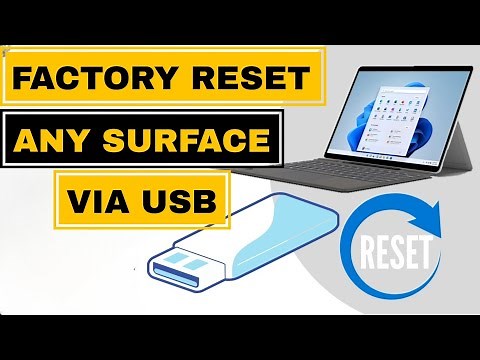 How to reset any Microsoft Surface via USB