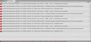 I tried a script for moving the camera strictly with the arrow keys(NOT wasd) and it caused errors.