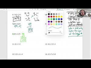 Adding Positive and Negative Numbers: Algebra 1 Kuta Worksheet Series