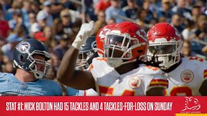 37K views · 1K reactions | Not only does Nick Bolton lead all rookies in tackles, he's tied for the overall NFL lead with 9️⃣ tackles-for-loss! | The Kansas City Chiefs | Facebook