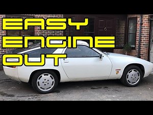 Porsche 928 Episode 4 - How (not) to remove and engine - part 1