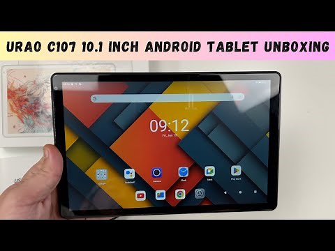 URAO C107 10.1 Inch Android Tablet Unboxing
