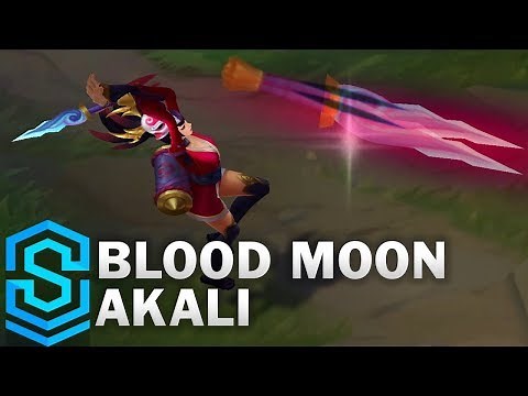 Blood Moon Akali (2018) Skin Spotlight - League of Legends