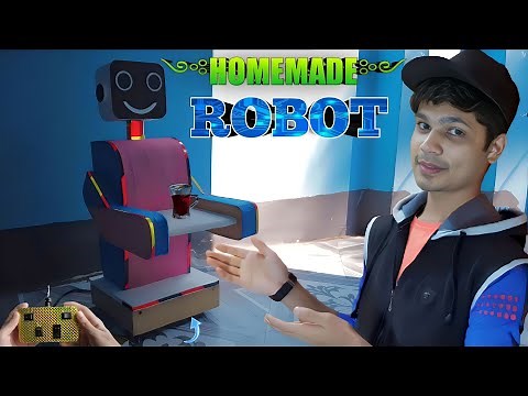 School Science Project how to make Homemade ROBOT using cardboard Very easy remote control