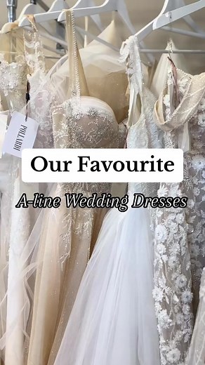 Some of our Favourite A-line Wedding Dresses in store 🕊️Ellen shows us some of our amazing dresses in store! These dresses can all be ordered in any size! Would you pick an a-line wedding dress ? Comment below! Which is your favourite? 👇🏼🤍~ We have every style of dress in store, from a size 6-32 ~ Book your appointment now at www.confetti-and-lace.com ✨ #alineweddingdress #alinedress #alineweddinggown #detailedweddingdress #floralweddingdress #laceweddingdress #offtheshoulderweddingdress #st