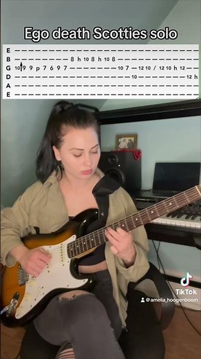 Ego death Polyphia tutorial Scottie’s solo 😊🤘