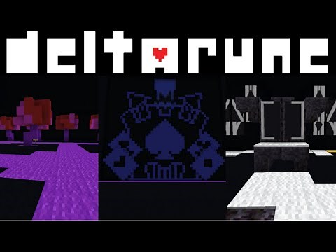 Minecraft Deltarune Dark World Map (Chapter 1)