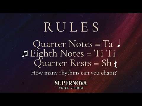 Rhythm Reading Drills: Eighth Notes, Quarter Notes & Quarter Rests [1]