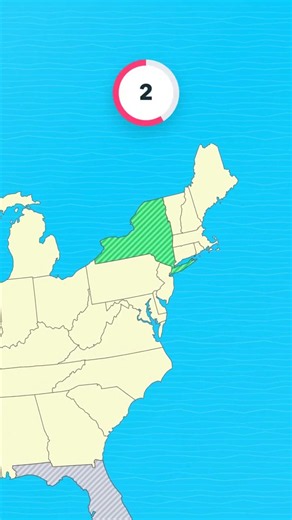 Can You Name These 5 US States? 🇺🇸🗺️ | State Map Quiz #geograck