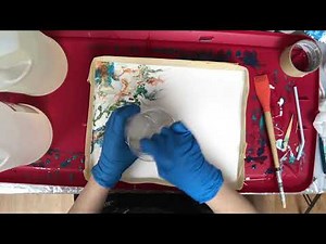 Resin Top Coat Over Acrylic Painting Tutorial