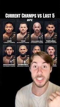 Current Champs vs Last 5 Champs - Featherweight #ufc #mma