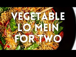 Vegetable Lo Mein for Two