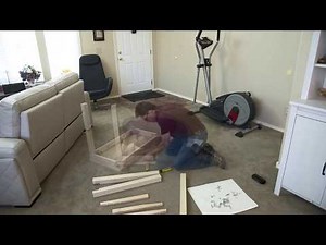 Ikea Bjursta Assembly Timelapse