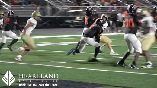 4.3K views · 17 reactions | Lanphier's Elijah Whalen maintains concentration and catches the tipped pass in the end zone for an INT and the Heartland Credit Union 'Lite of the Night'! | Channel1450.com | Facebook