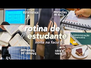rotina de estudante na *faculdade*🖇| aula de estatística, estudos & campus 🤍