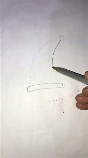 how to draw Santa hat 🤠 #hat #santa