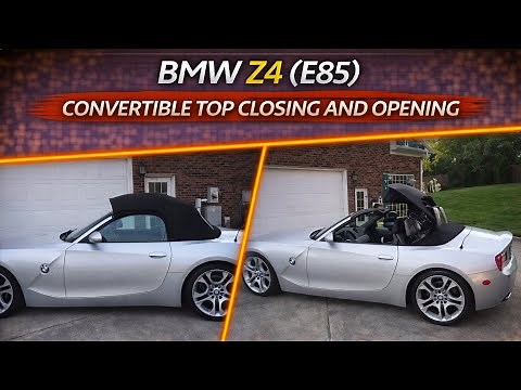 BMW Z4 (E85) Convertible Top Closing and Opening