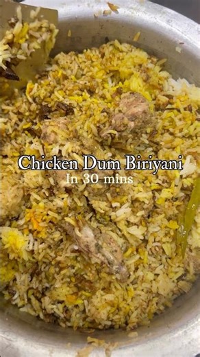 Chicken Dum Biryani Recipe 😍 #biryani #viralvideo #shorts #chickenbiryani #chicken #easyrecipe
