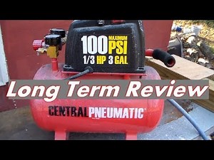 Long Term Reveiw Central Pneumatic 3 Gallon Compressor