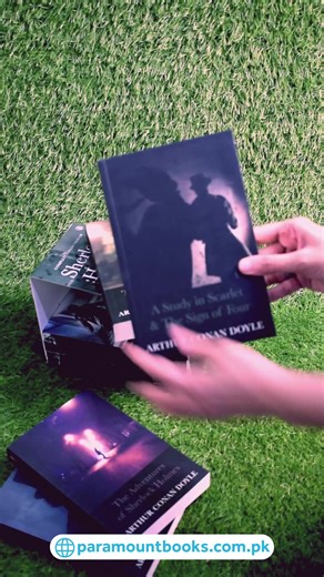 Calling all avid readers. The iconic detective, Sherlock Holmes, has been solving mysteries and captivating minds for over a century. Shop Now: https://paramountbooks.com.pk/ #sherlockholmes #sherlockholmesbooks #crimefiction #mysterybooks #classicmytsery #historicalcrimefiction #bookstack #moriarty #thriller #fiction #childrenbooks #paramountbooks | Paramount Books