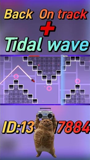 What if Back on Track was TIDAL WAVE? 🌊 #geometrydash
