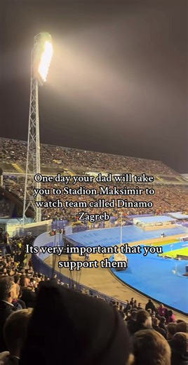 Za dinamo se zivi tako ucio me TATA💙(nije moj video pronasao sam ga na tiktoku ovoj je yellow wall)#dinamo #dad #football #zagreb #fyp