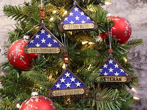 Triangle Folded Flag Ornament, SVG, Laser Cutting File. - Etsy