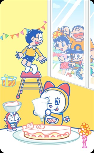 9月3日はドラえもんの誕生日🎂 しずかちゃんやジャイアン、スネ夫も プレゼントをもって集まってきたみたいだよ♪ #ドラえもん生誕祭2025 https://dora-world.com/sp/dora_birthday2025/ | ドラえもんチャンネル