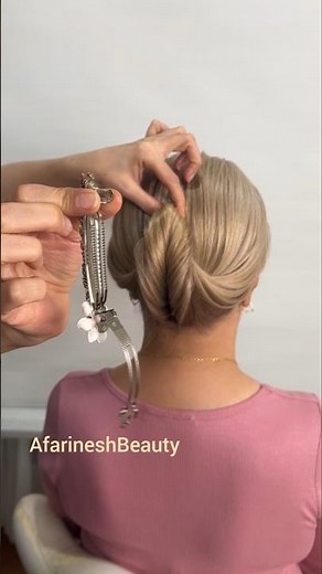 Chic French Barrette Hairstyle in Seconds ✨