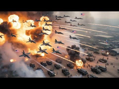 36 NATO Jets Attack Russian Troops… But Look What Happens Next! – ARMA 3